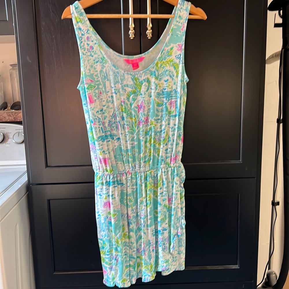 Lilly Pulitzer skort romper multi great condition size small